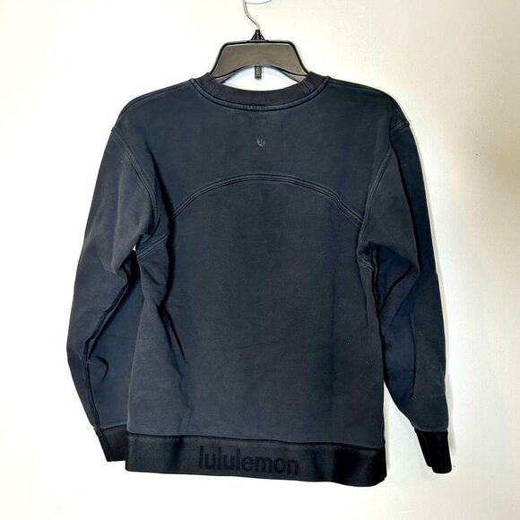 Lululemon Logo Elastic Sweatshirt RARE - Picture 3 of 3